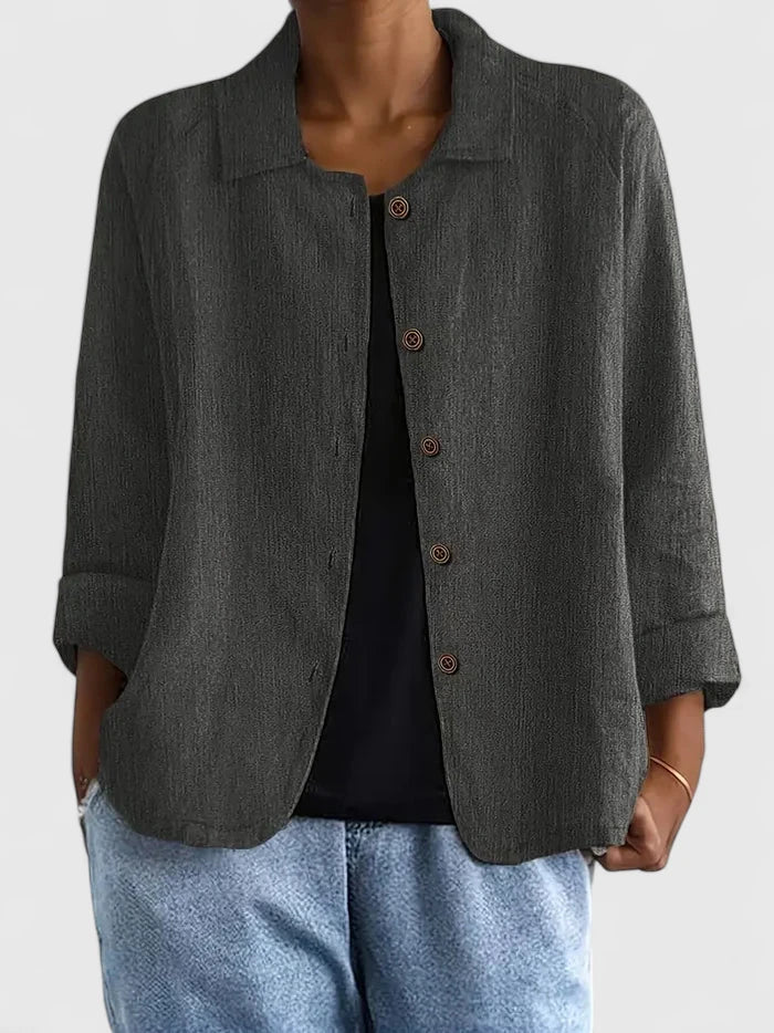 Ashleigh™ | Chic Cotton Blouse for Any Occasion
