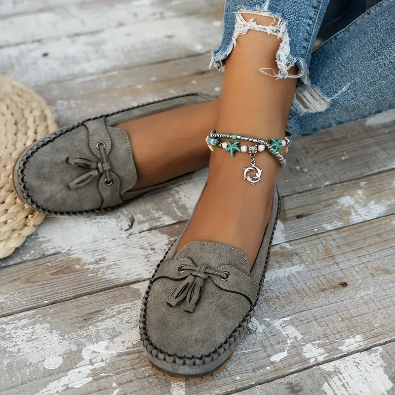 Astrid™ | Reagan – Chic Bow Loafers for Any Occasion