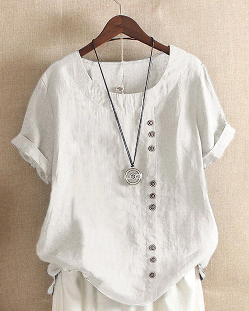 Brielle | Short Sleeve Crew Neck Top