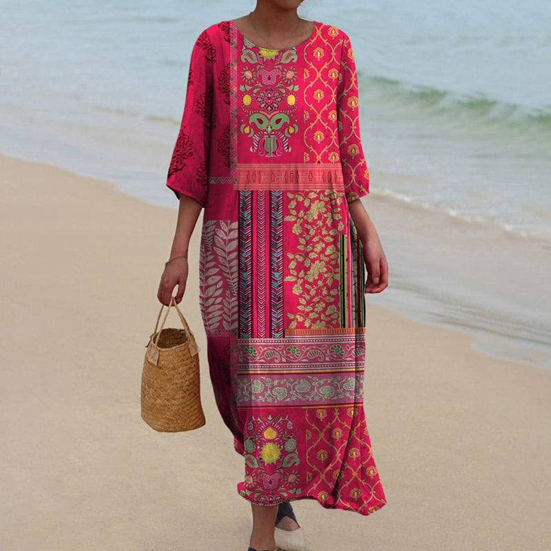 Rose™ | Women’s Summer Ethnic Bohemian Maxi Dress