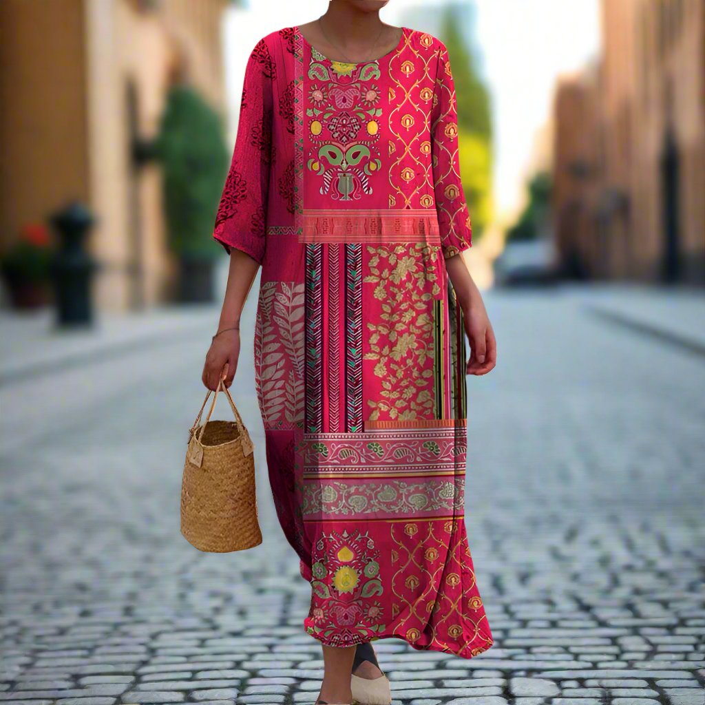 Rose™ | Women’s Summer Ethnic Bohemian Maxi Dress