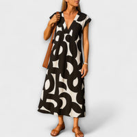 Style200™ | Linae – V-Neck Dress for Any Occasion