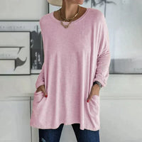 Ruby™ | Women's Oversized Long Sleeve Tunic Top with Pockets