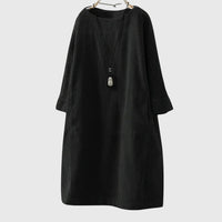Style200™ | Chic Corduroy Midi Dress for Every Occasion