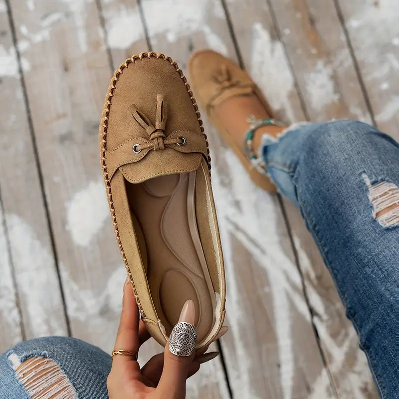 Astrid™ | Reagan – Chic Bow Loafers for Any Occasion