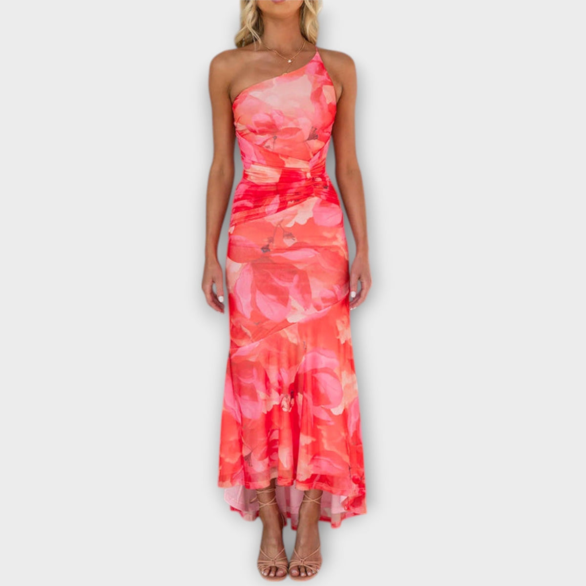 Nathalie™ | Chic Asymmetrical Ruching Prom Dress for Any Occasion