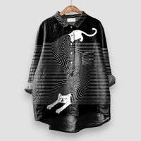 Geraldine™ | Women's Shirt with Dog Print