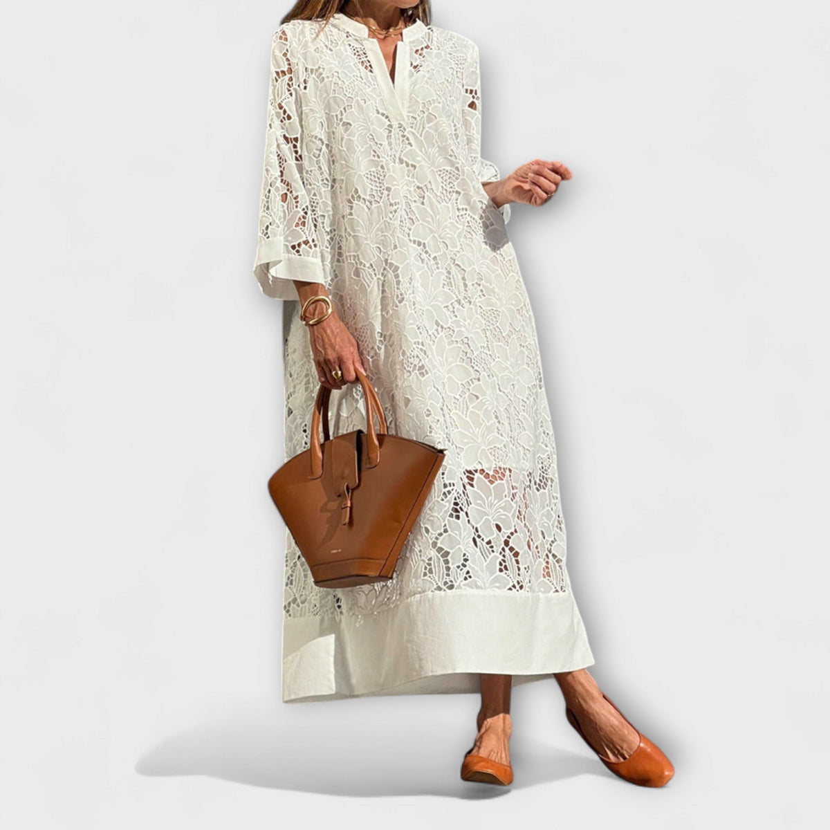 Style200™ | Valmere Dahlia Floral Embroidered Dress for Special Occasions