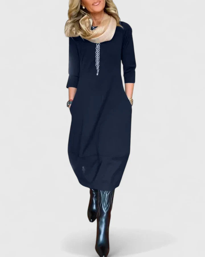 Danyshka™ | Chic Midi Dress for Any Occasion
