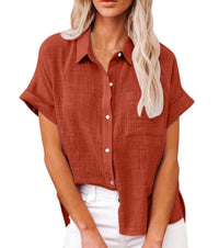 Claudia™ | Lightweight Shirt with Front Pocket