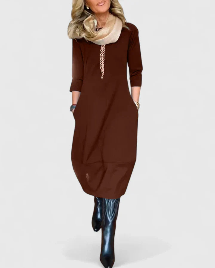 Danyshka™ | Chic Midi Dress for Any Occasion