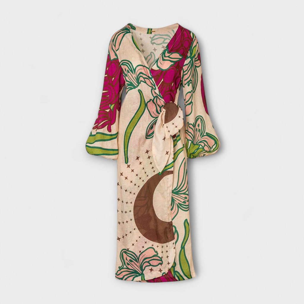 Style200™ | Tracey - Stylish Tie Maxi Dress for Any Occasion