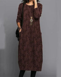 Aria™ | Women’s Winter Long Sleeve Pocket Maxi Dress