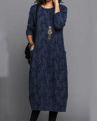 Aria™ | Women’s Winter Long Sleeve Pocket Maxi Dress