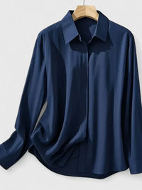Reese™ | Women's Elegant Button Down Shirt with Concealed Placket