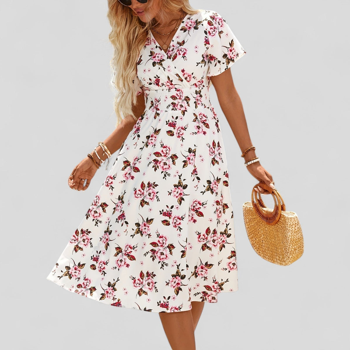 Gretalise™ | Chic Summer Midi Dress for Any Occasion