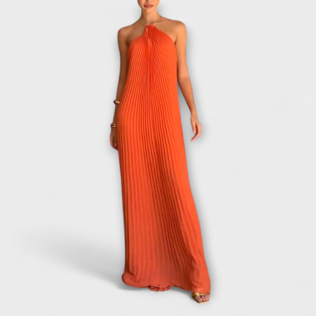 Style200™ | Chic Pleated Neckline Dress for Every Occasion