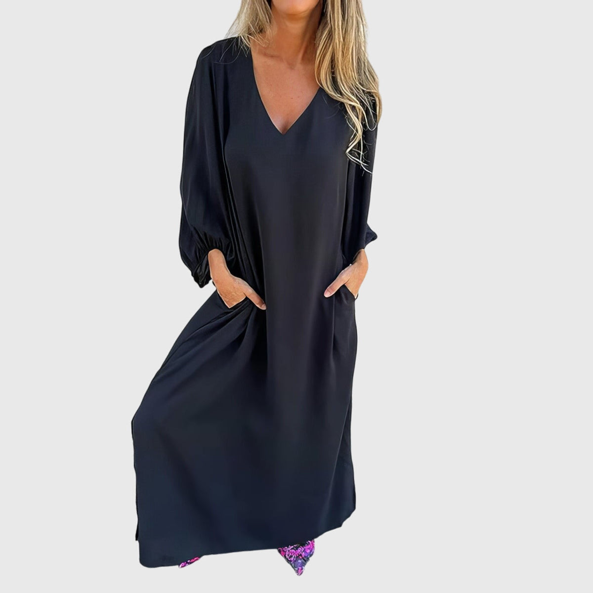 Carol™ | Carol™ - Bohemian Maxi Dress with Pockets for Every Occasion