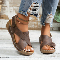 Olive™ | Women's Platform Cushioned Wedge Sandals