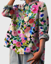 Valeria™ | Valeria™ - Floral Print Chiffon Blouse for Everyday Wear