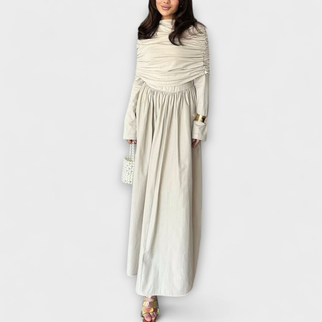 Style200™ | Jessica - Chic Pleated Dress for Everyday Wear