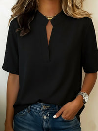 Serena™ | Women's V-Neck Short Sleeve Blouse Casual Summer Top