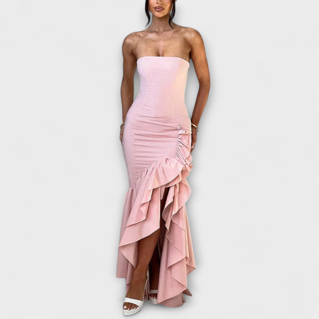 Style200™ | Zuri Off-Shoulder Maxi Dress for Chic Events