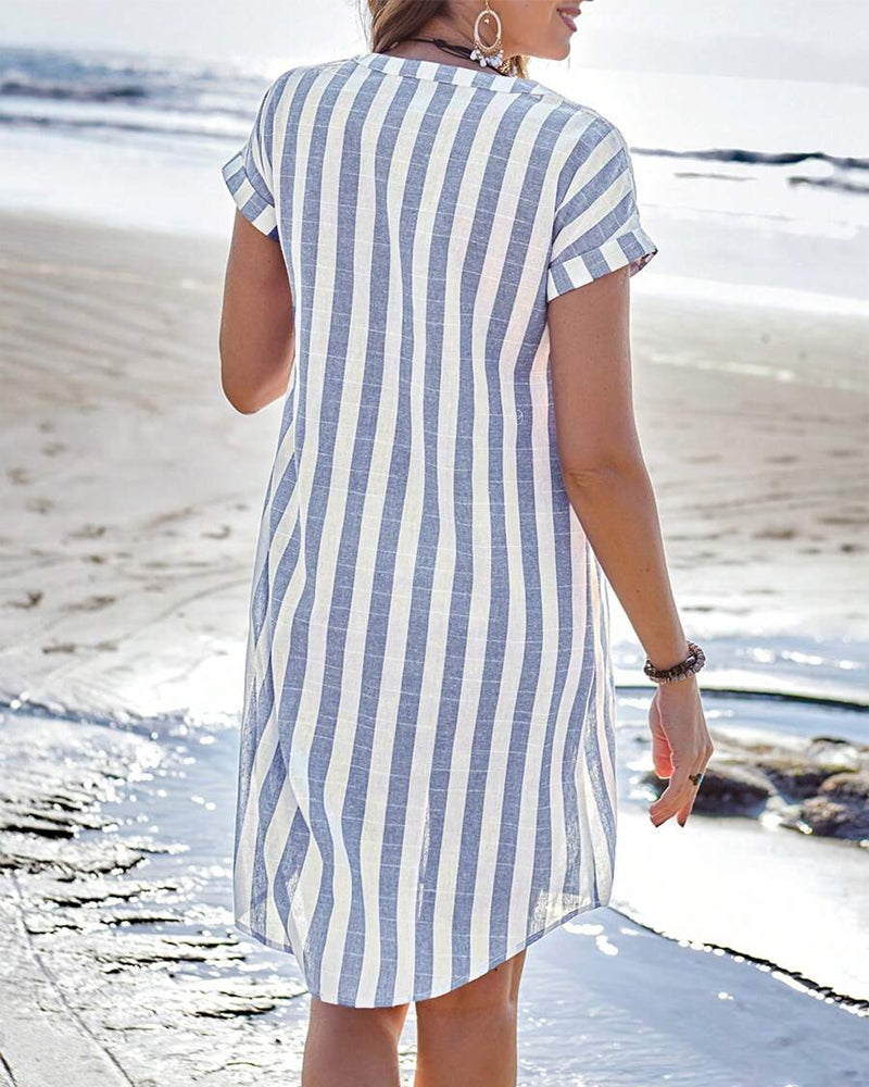 Sienna | Short Sleeve Shirt Dress