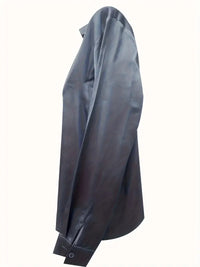 Eva™ | Premium V-Neck Satin Blouse