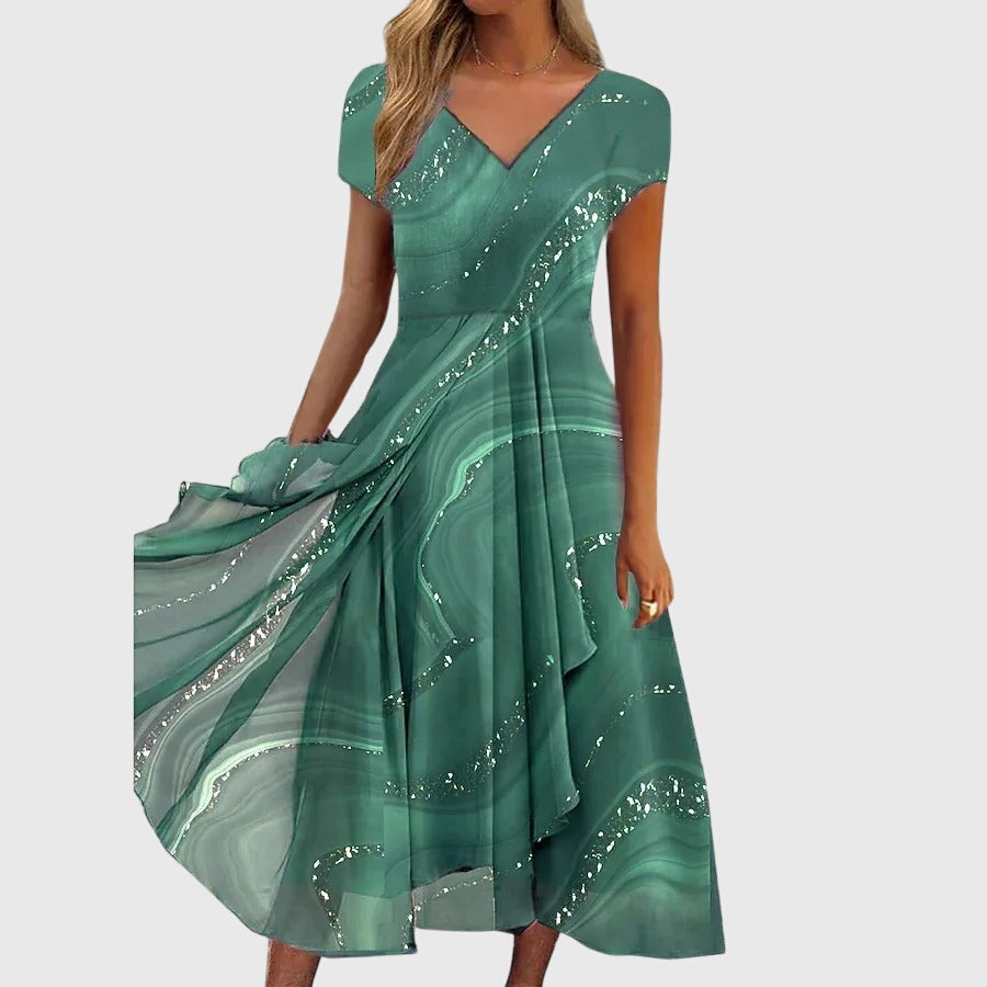 Style200™ | Chic Flowing Midi Dress for Every Occasion