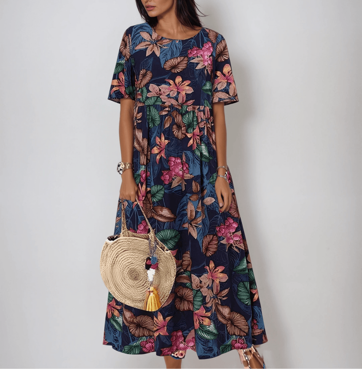 Lovi™ | Chic Floral Summer Dress for Any Occasion