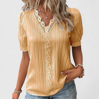 Avienne™ | Chic V-Neck Blouse for Any Occasion