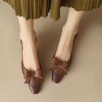 Josephine™ | Bow Brogue Kitten Heels