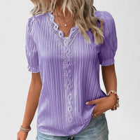 Avienne™ | Chic V-Neck Blouse for Any Occasion