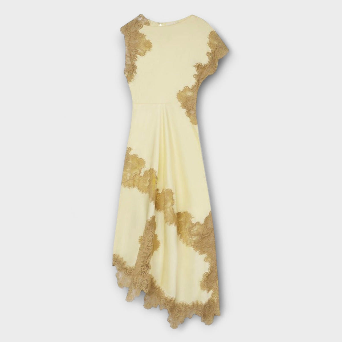 Style200™ | Margaret - Satin and Lace Maxi Dress for Special Occasions