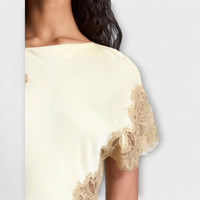 Style200™ | Margaret - Satin and Lace Maxi Dress for Special Occasions
