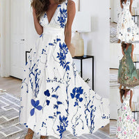 Ella™ | Women’s Sleeveless V-Neck Maxi Dress