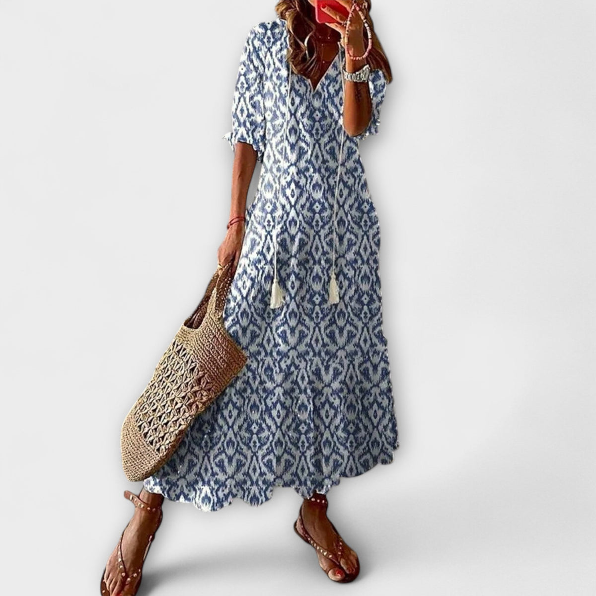 Style200™ | Bohemian Summer Dress for Women - Flowing Style for Festivals and Beach Days