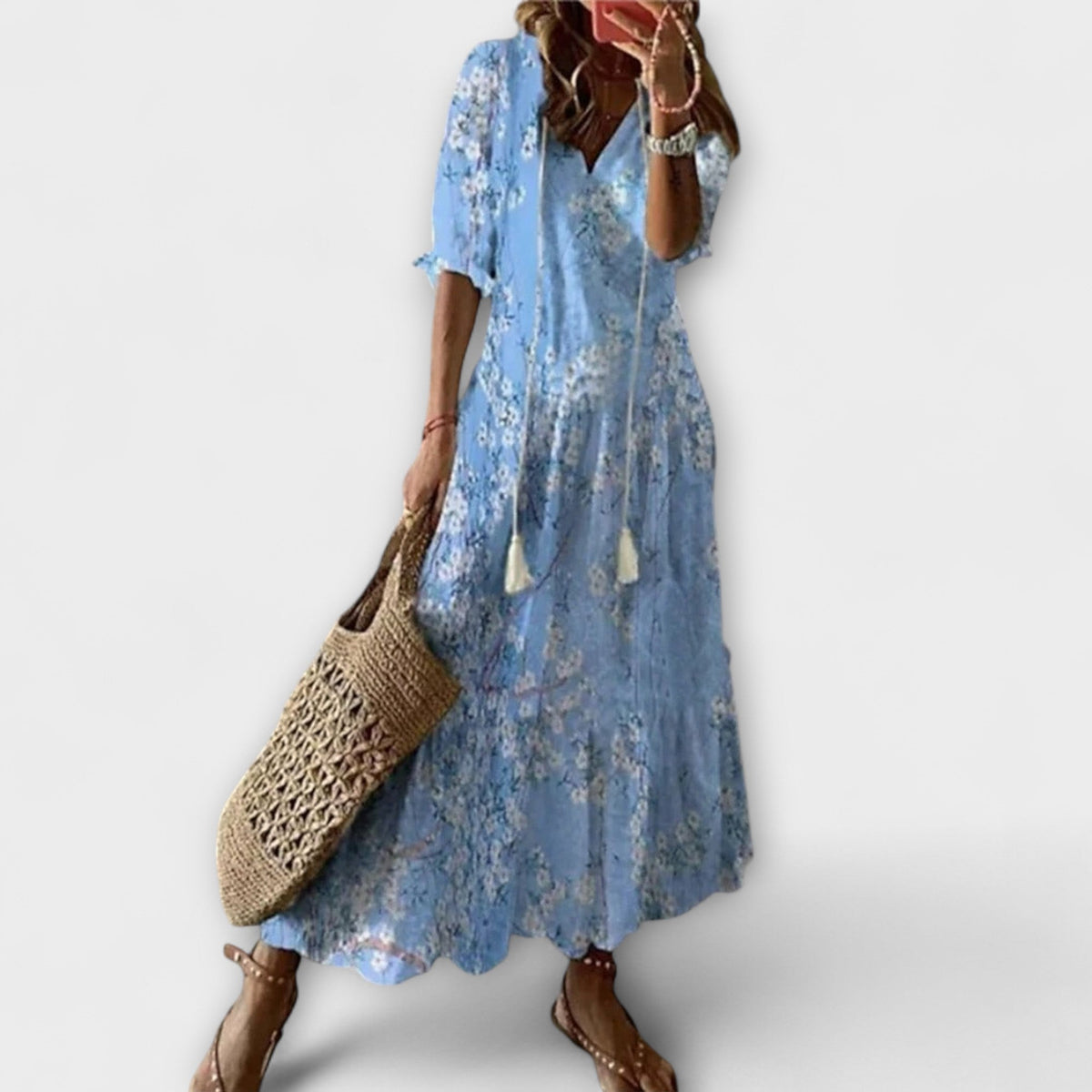 Style200™ | Bohemian Summer Dress for Women - Flowing Style for Festivals and Beach Days