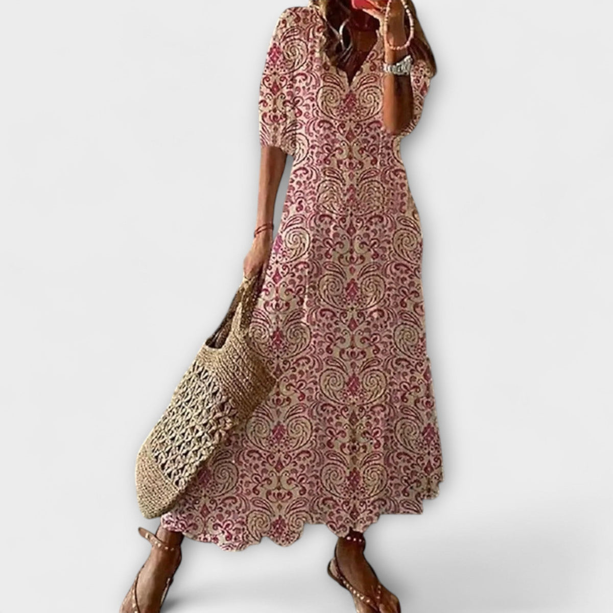 Style200™ | Bohemian Summer Dress for Women - Flowing Style for Festivals and Beach Days