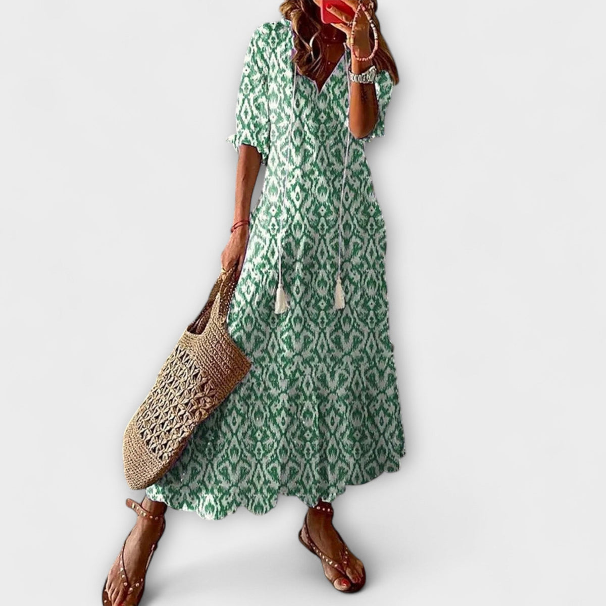 Style200™ | Bohemian Summer Dress for Women - Flowing Style for Festivals and Beach Days