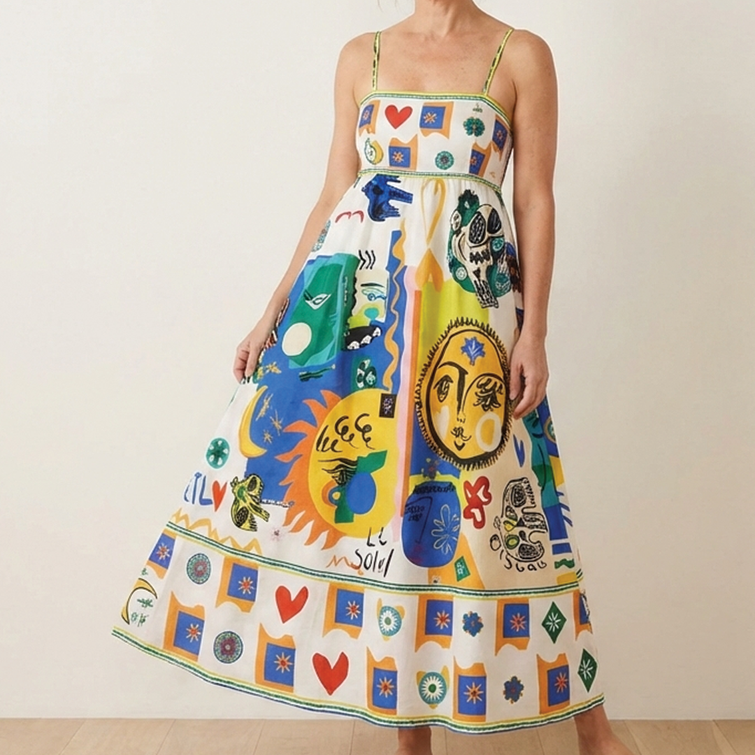 Blandine™ | Teresa - Linen Summer Dress