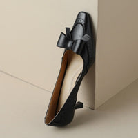 Josephine™ | Bow Brogue Kitten Heels