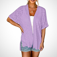 Ruth™ | Stylish Flowy Short Sleeve Cardigan