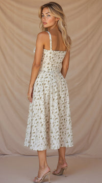 Penelope™ | Corset Midi Dress – Flattering Fit for Any Occasion