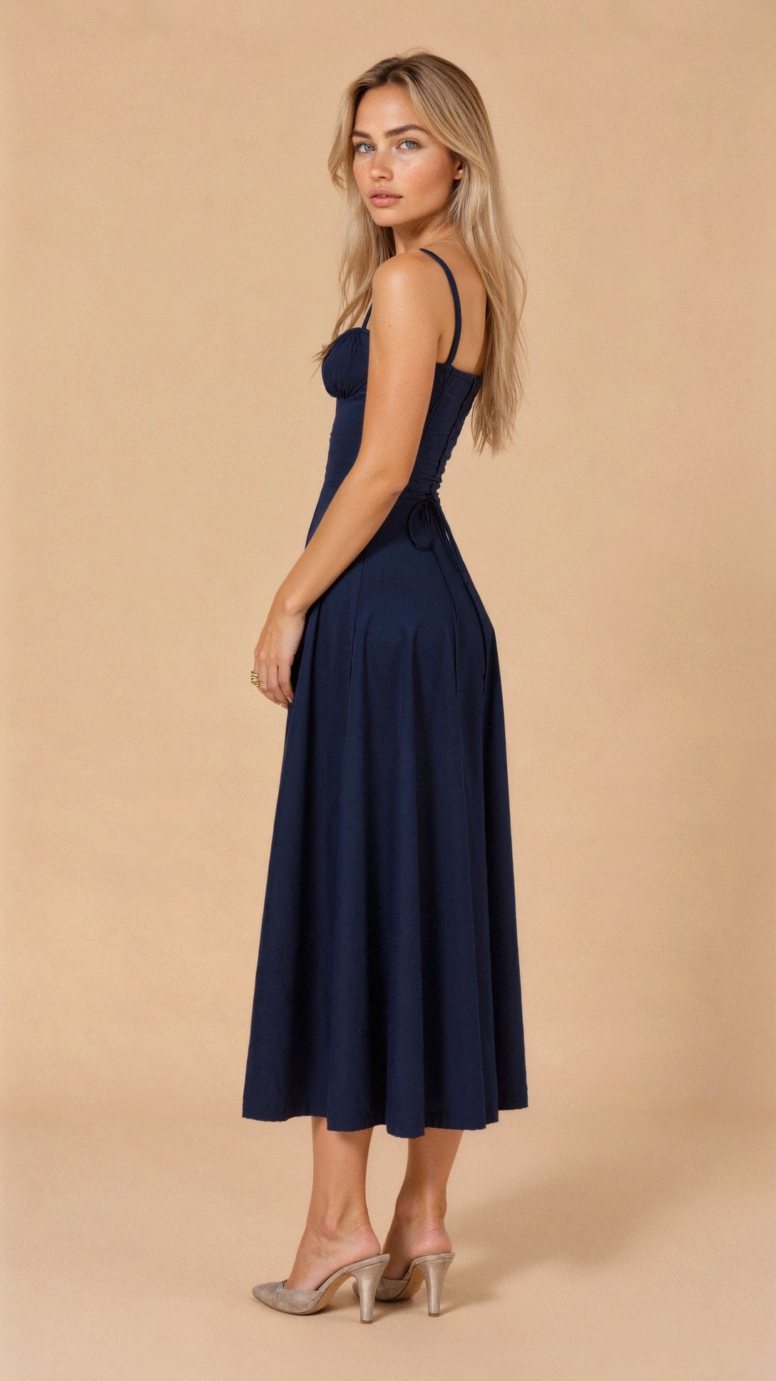 Penelope™ | Corset Midi Dress – Flattering Fit for Any Occasion