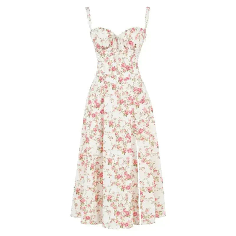Penelope™ | Corset Midi Dress – Flattering Fit for Any Occasion