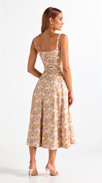 Penelope™ | Corset Midi Dress – Flattering Fit for Any Occasion