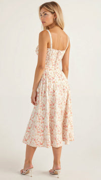 Penelope™ | Corset Midi Dress – Flattering Fit for Any Occasion
