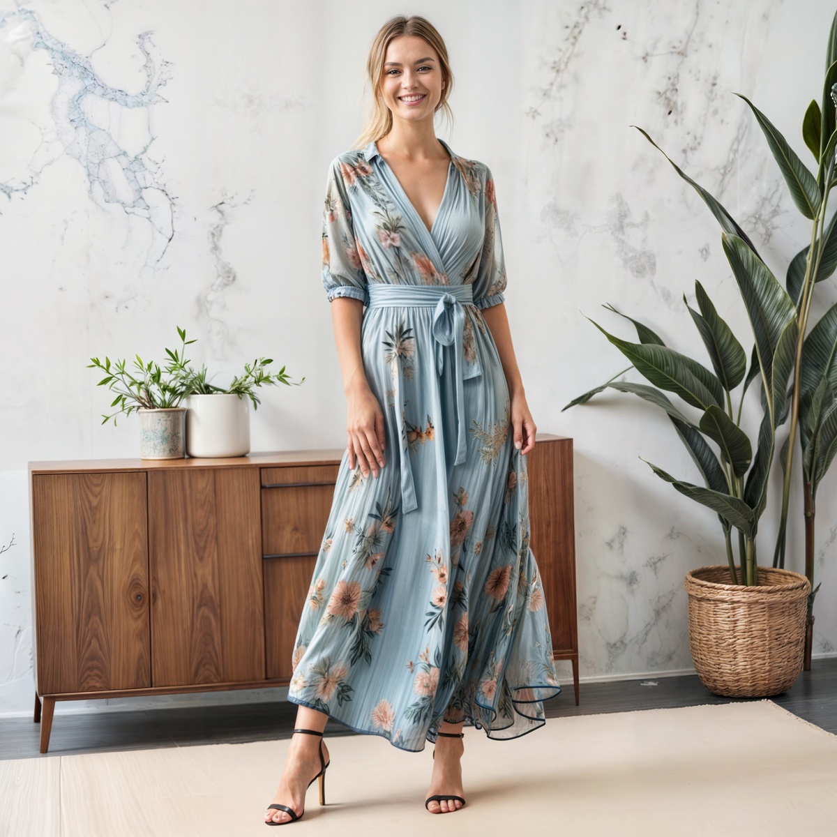 Payton | Vacation Floral Maxi Dress